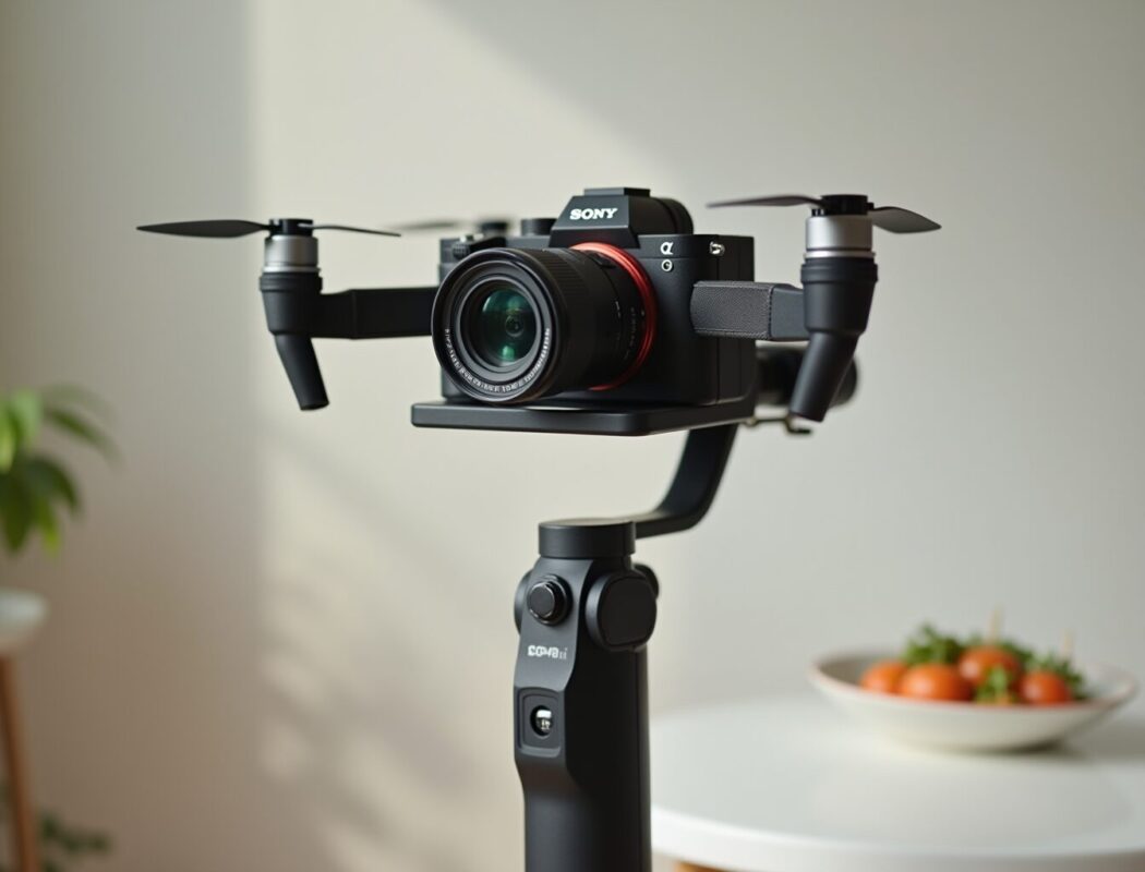DJI RS3 Pro gimbal with Sony camera mounted