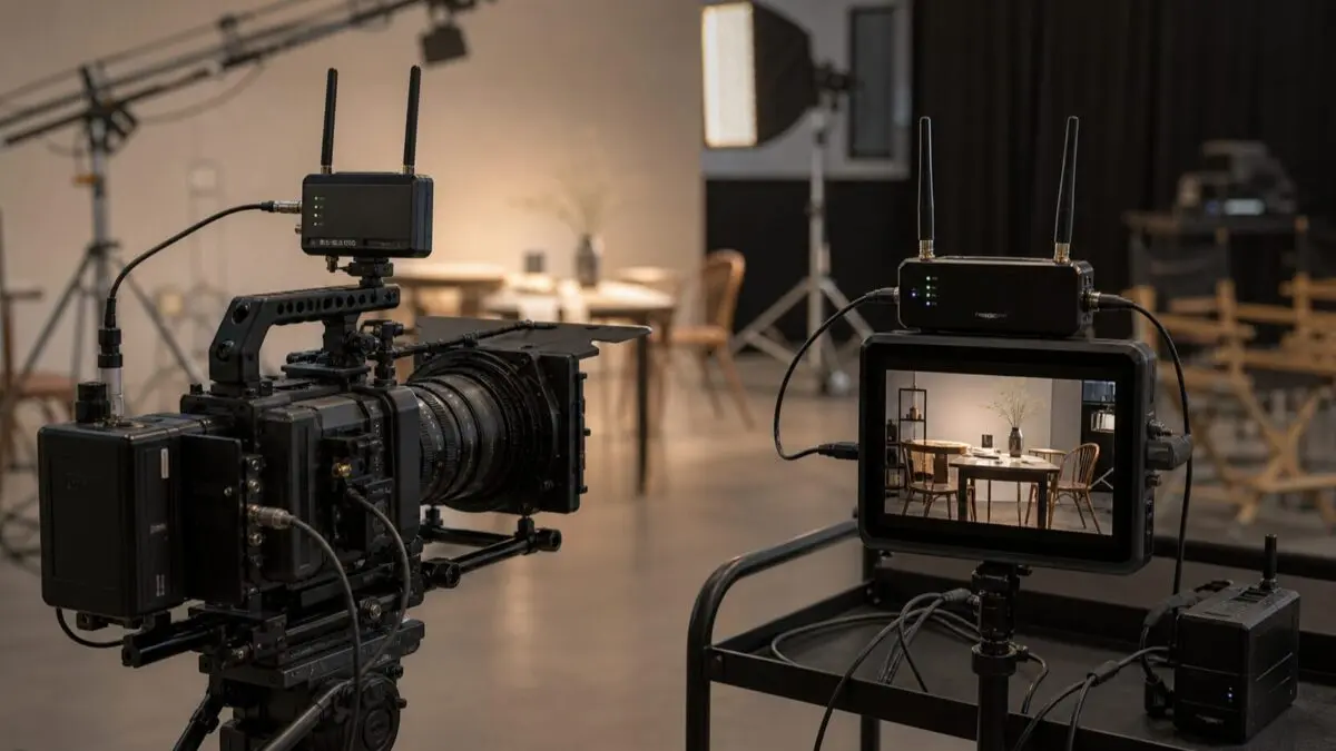 Sony FX6 wireless director-monitor setup