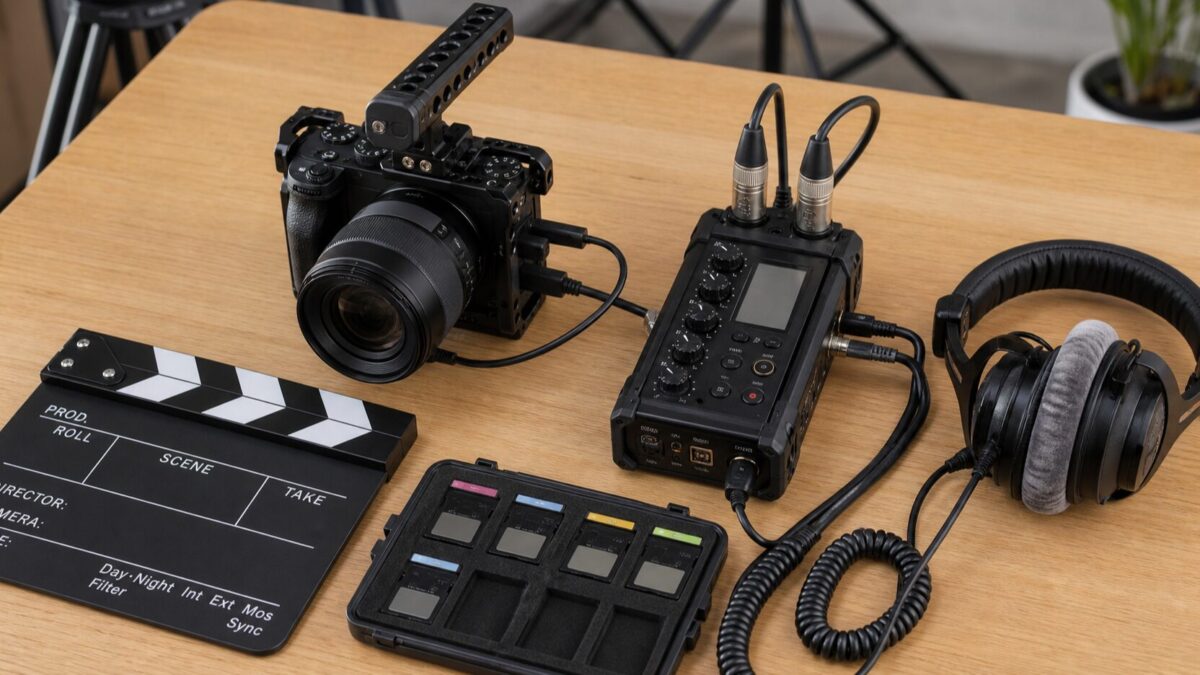 Sony FX30 external audio and timecode workflow